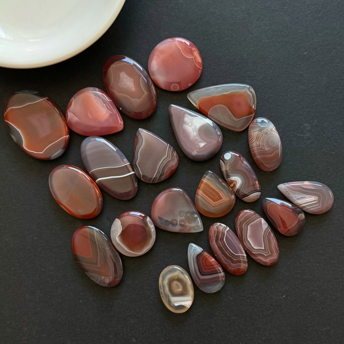 [原石] 波斯瓦那瑪瑙 水晶蛋面 水晶墜面