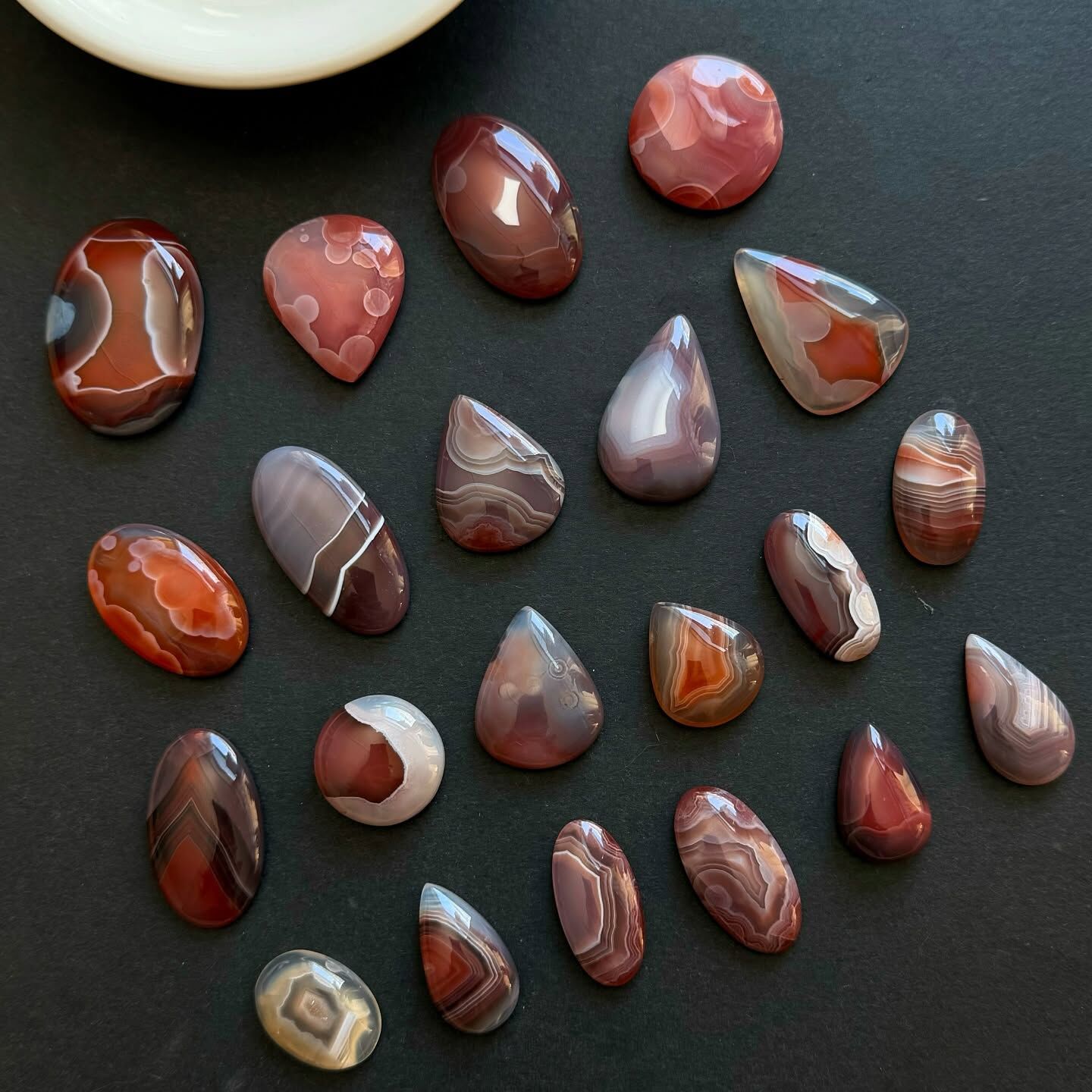 [原石] 波斯瓦那瑪瑙 水晶蛋面 水晶墜面