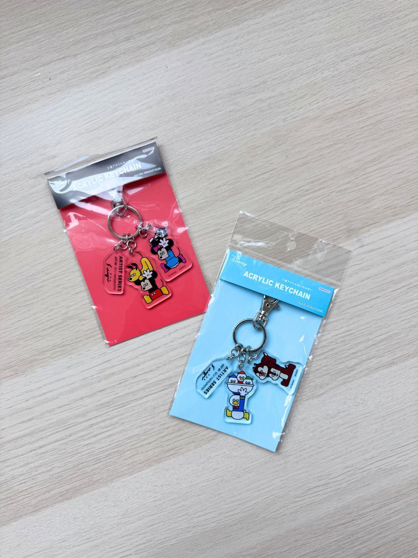 【 限量現貨 】迪士尼x松本誠二 鑰匙圈 日本