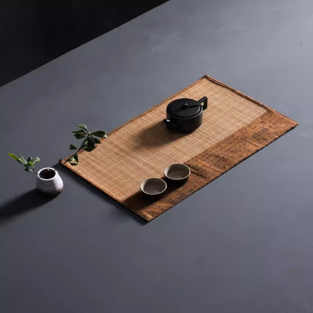 雙拼文青茶席墊