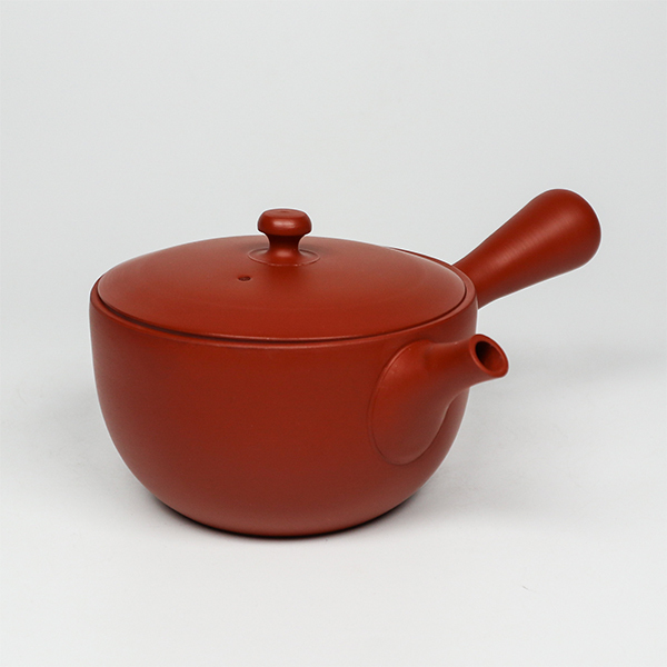 【陶仙】朱泥 橫手急須0.16L