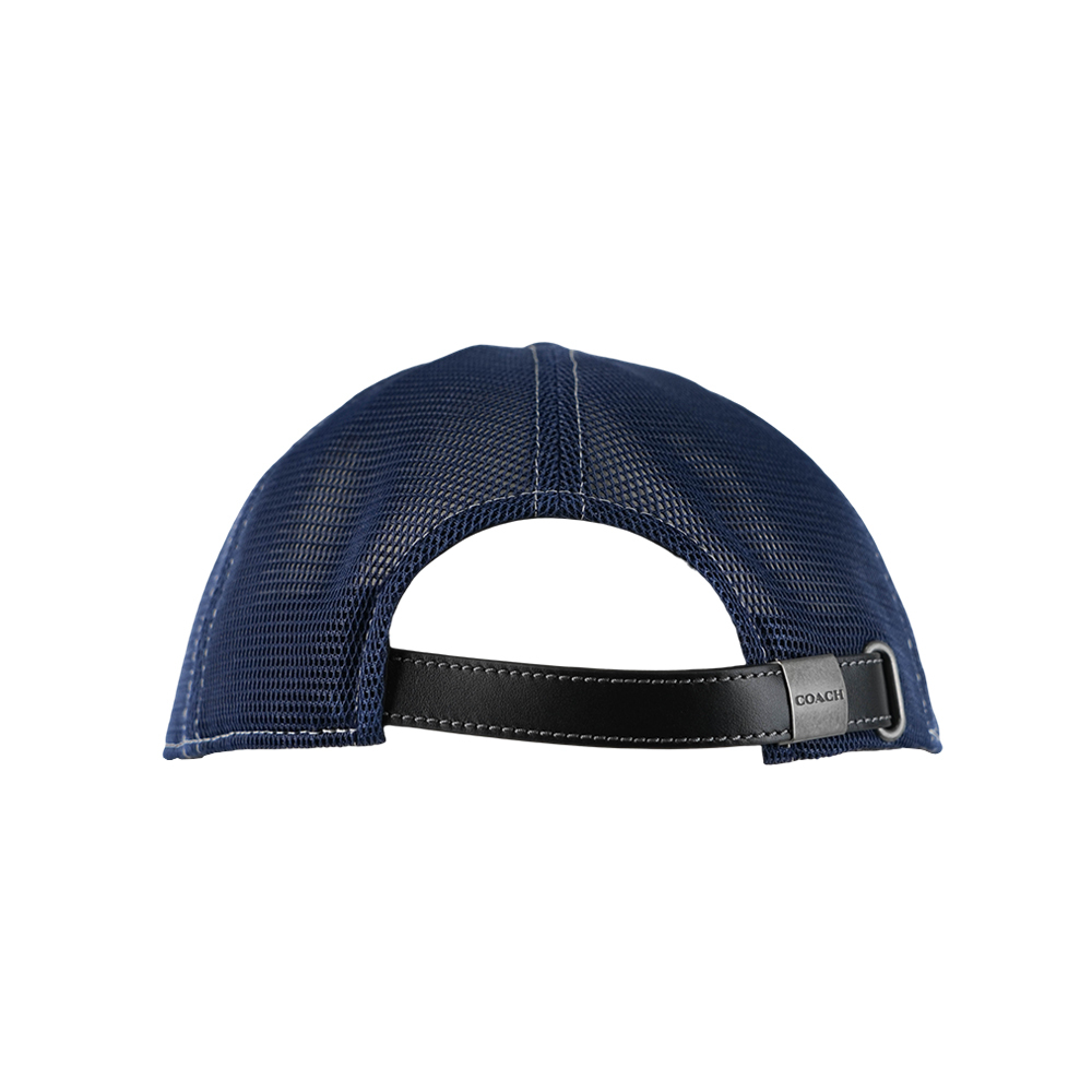 【COACH】1941 標誌棉質棒球帽 M-L (海軍藍)CAA61 RF2