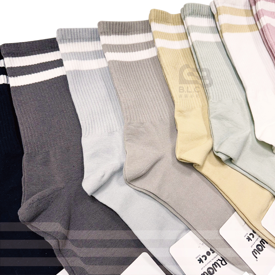 126DR韓系條紋襪710