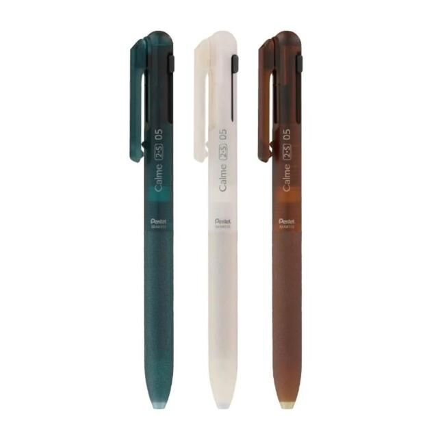 Calme 靜暮輕油性原子筆 半透明 限定色系 0.5mm 2+S筆｜Pentel 飛龍 日本