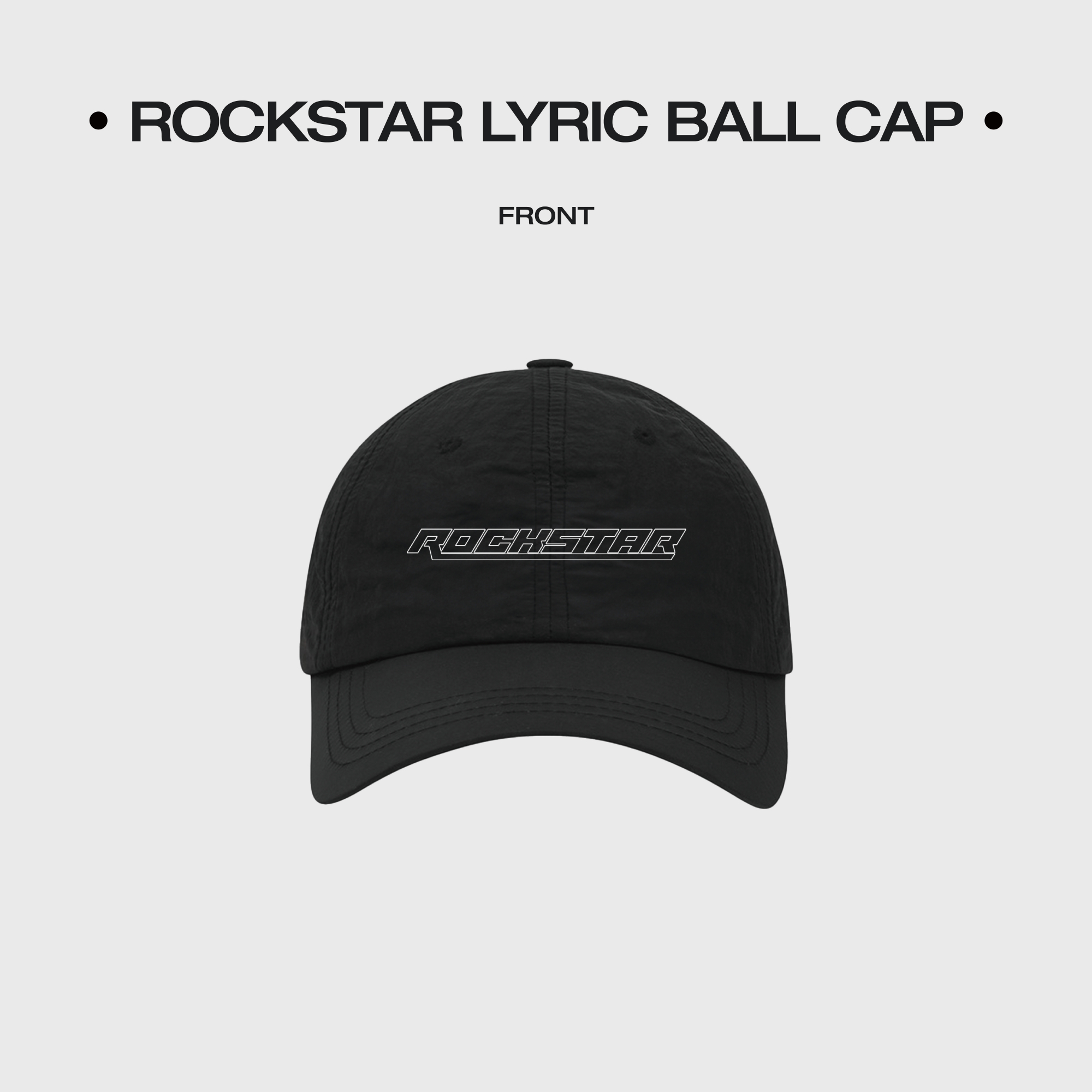LISA ROCKSTAR LYRIC BALL CAP