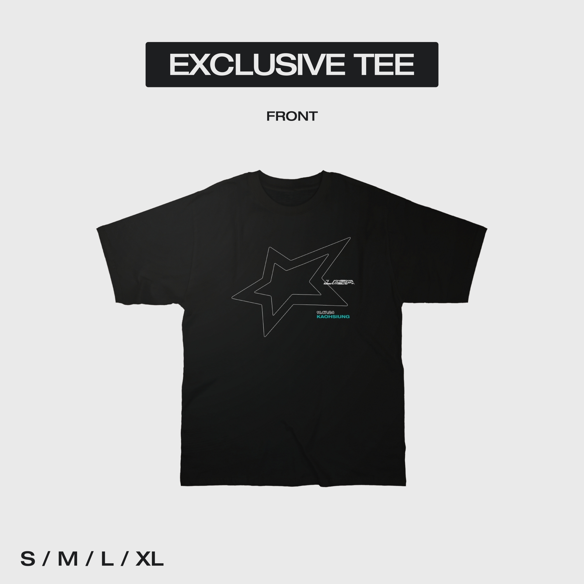 LISA [ROCKSTAR] T-shirts_Black