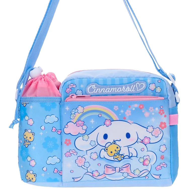 港版 Sanrio玉桂狗 小童斜揹袋連水樽格  小息袋 9-8321-11