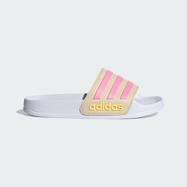 Adidas Adilette Shower K IE2608 大童 涼拖鞋 運動 休閒 舒適 夏日 海灘 白黃粉