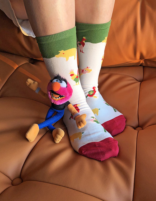 [Empty Cones] Happy Zoo Crew Socks