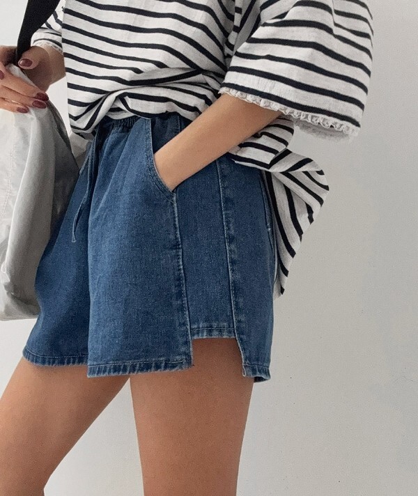 ᴴᴼᵀ ▸▸店長推薦◃◃ 春夏新款/側缺口短褲 MANIFEST正韓🇰🇷