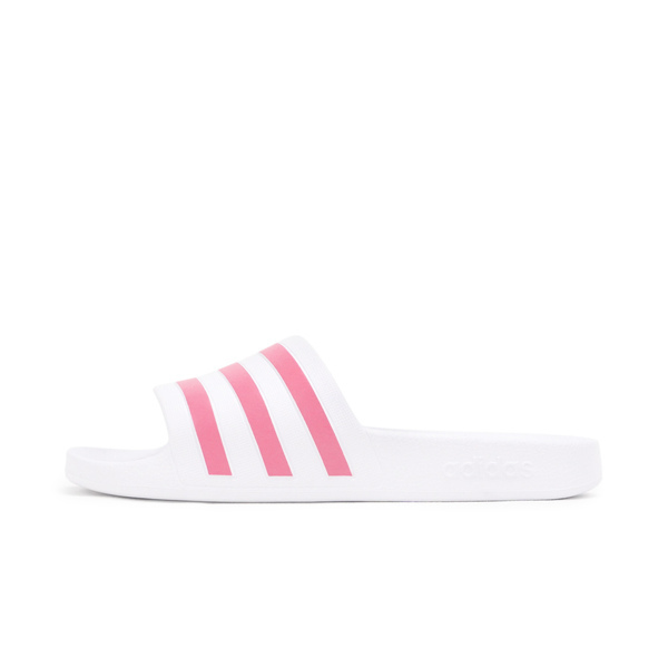 Adidas Adilette Aqua GZ5237 女 涼拖鞋 運動 經典 簡約 快乾 夏日 海灘 泳池 白 粉