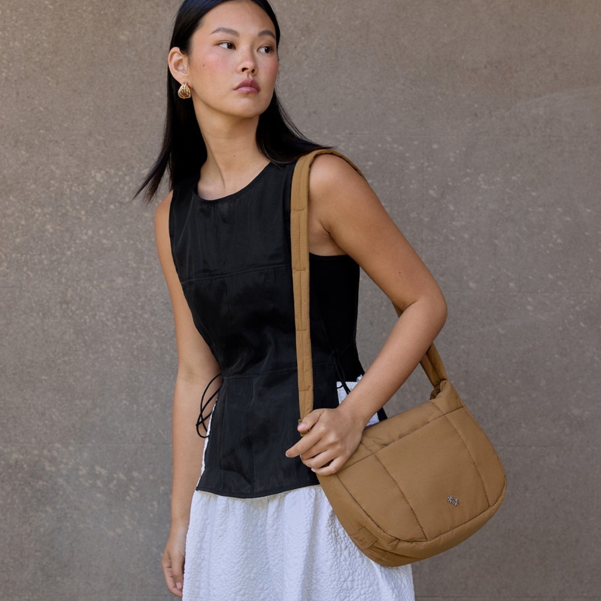 Puffer Swing  - 緞面楓糖