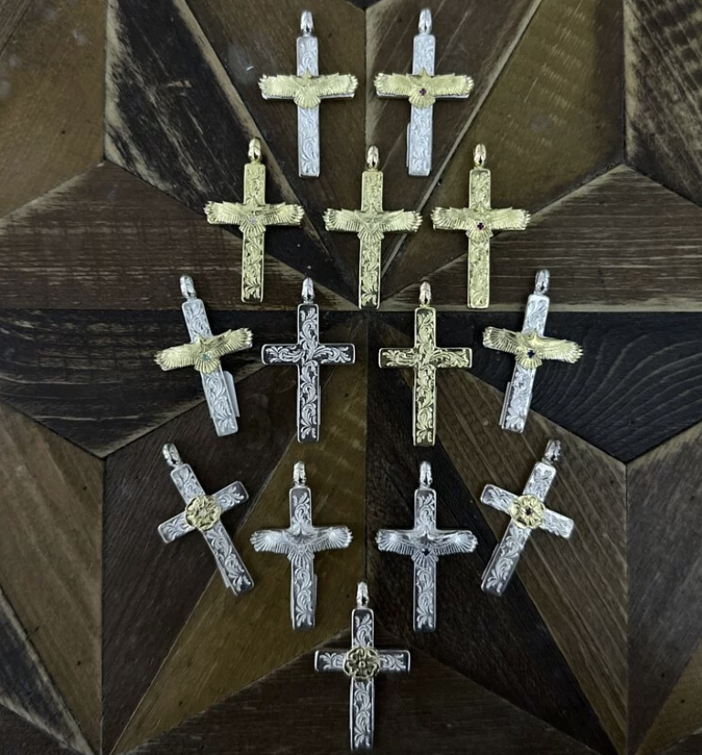 Eg-06 迷你唐草十字架系列