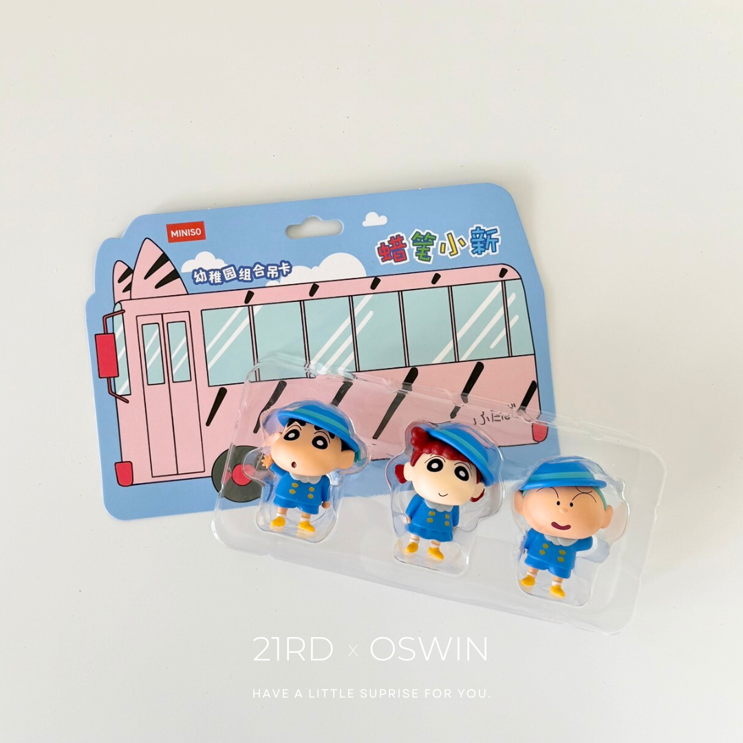 蠟筆小新 幼稚園 吊卡公仔