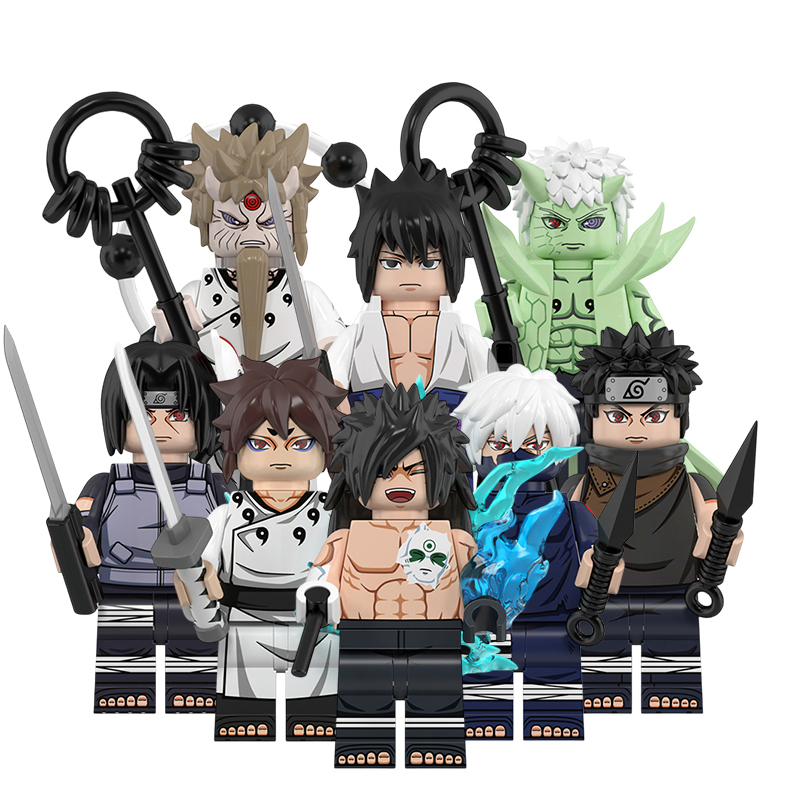 Naruto Custom Minifigures Set Fit Lego WM6155