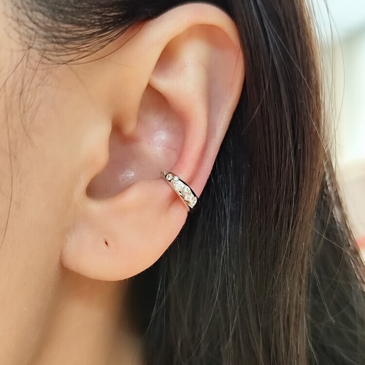 繁星系列 | 鑽石耳扣