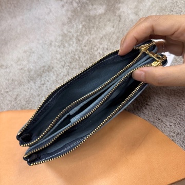 LUDDITE ｜ 倉敷帆布 對摺展開式 筆袋