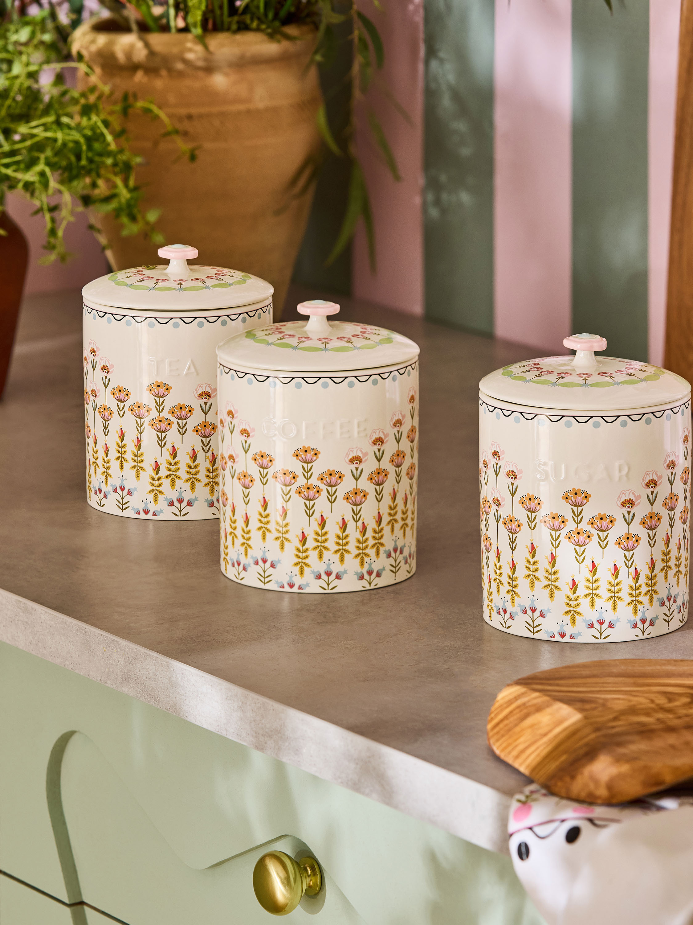 Ditsy Fields 咖啡豆收納罐