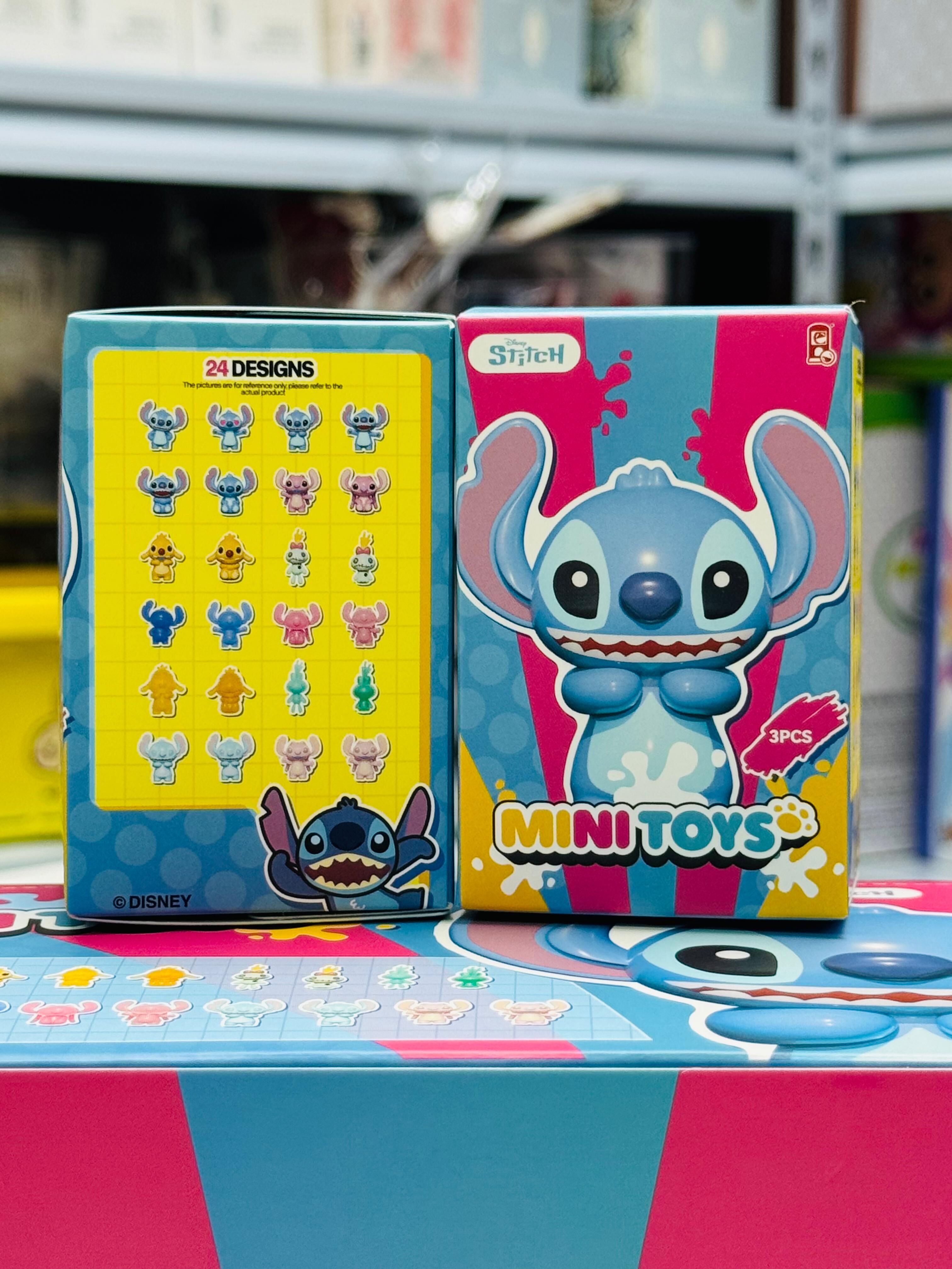 (3pcs in 1 Box) Disney Mini Stitch Sprout Grain Blind Box ( LIOH TOY )