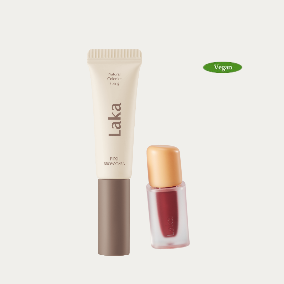 原生眉膠mini唇釉組- Laka