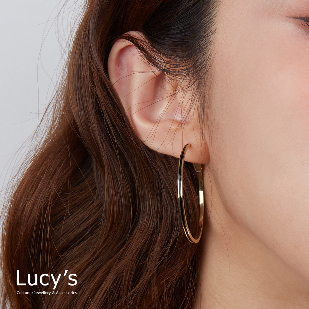 夜光輪廓 圈型耳環 (121266)