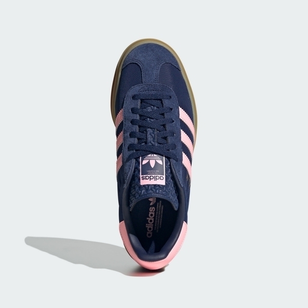Adidas Gazelle Bold W IG4390 女 休閒鞋 經典 復古 三葉草 厚底 增高 深藍 粉紅