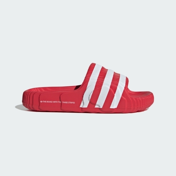 Adidas Adilette 22 IG9259 男女 涼拖鞋 運動 休閒 日常 居家 逛街 舒適 環保 紅白