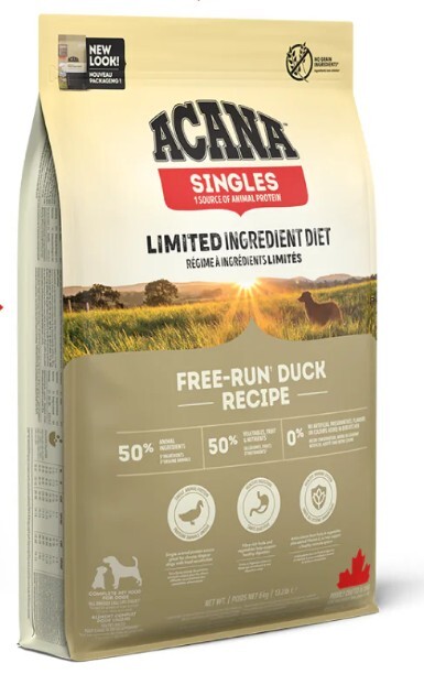 愛肯拿 單一蛋白系列 放養鴨狗糧 11.4KG