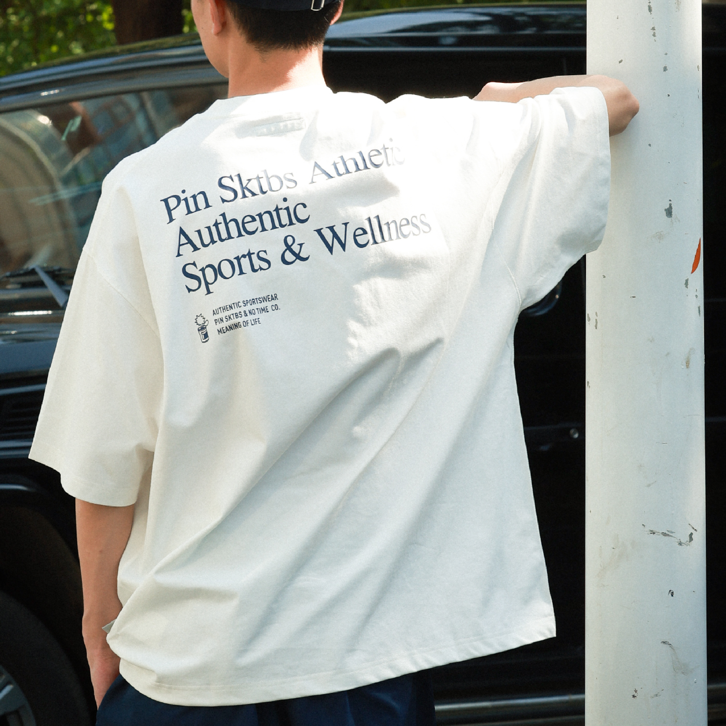 PIN SKTBS Sports Slogan Tee 涼感 運動標語短Tee [P-T22]