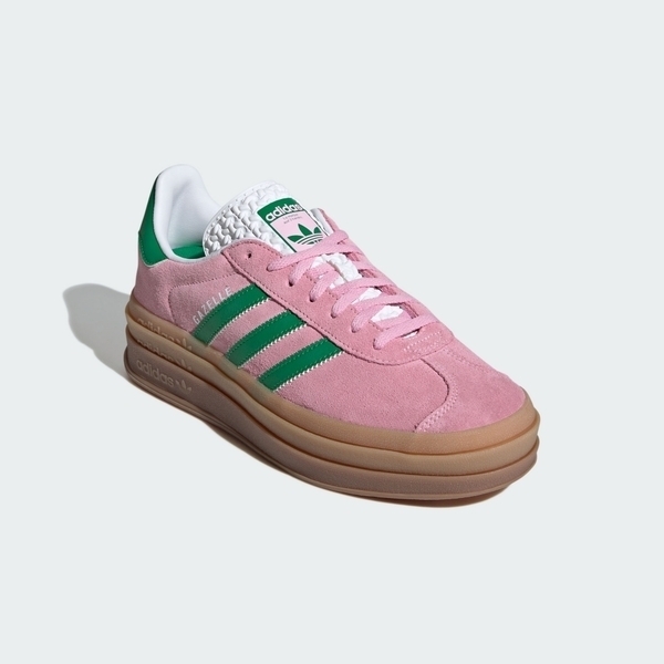 Adidas Gazelle Bold W IE0420 女 運動休閒鞋 德訓鞋 厚底 麂皮 穿搭 粉紅 綠