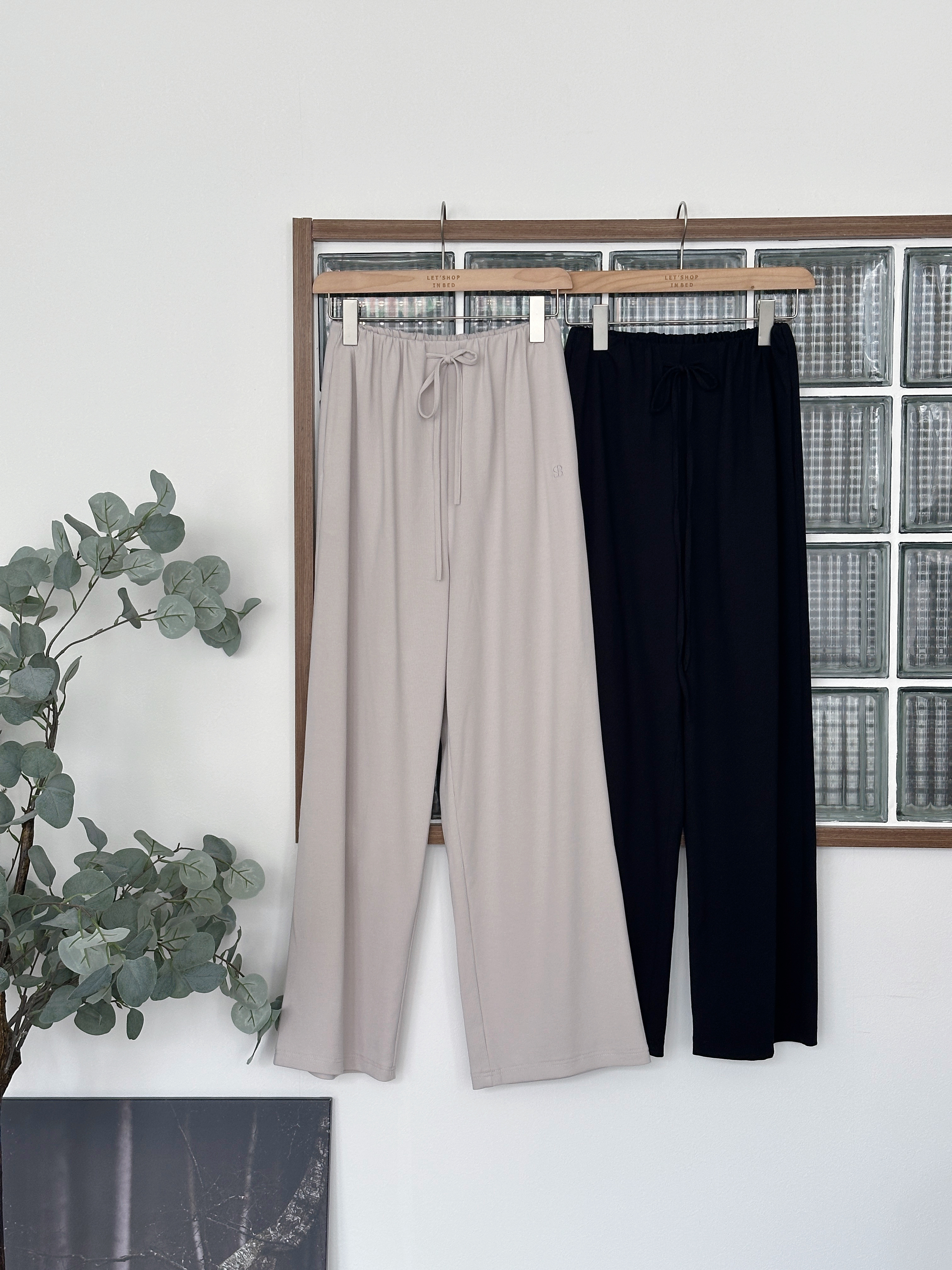 LSIBMADE40 皇牌巨彈性超舒服垂感HEA褲-2色