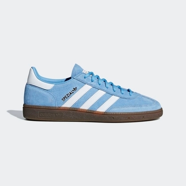 Adidas Handball Spezial BD7632 男女 休閒鞋 經典 復古 麂皮 三葉草 淺藍