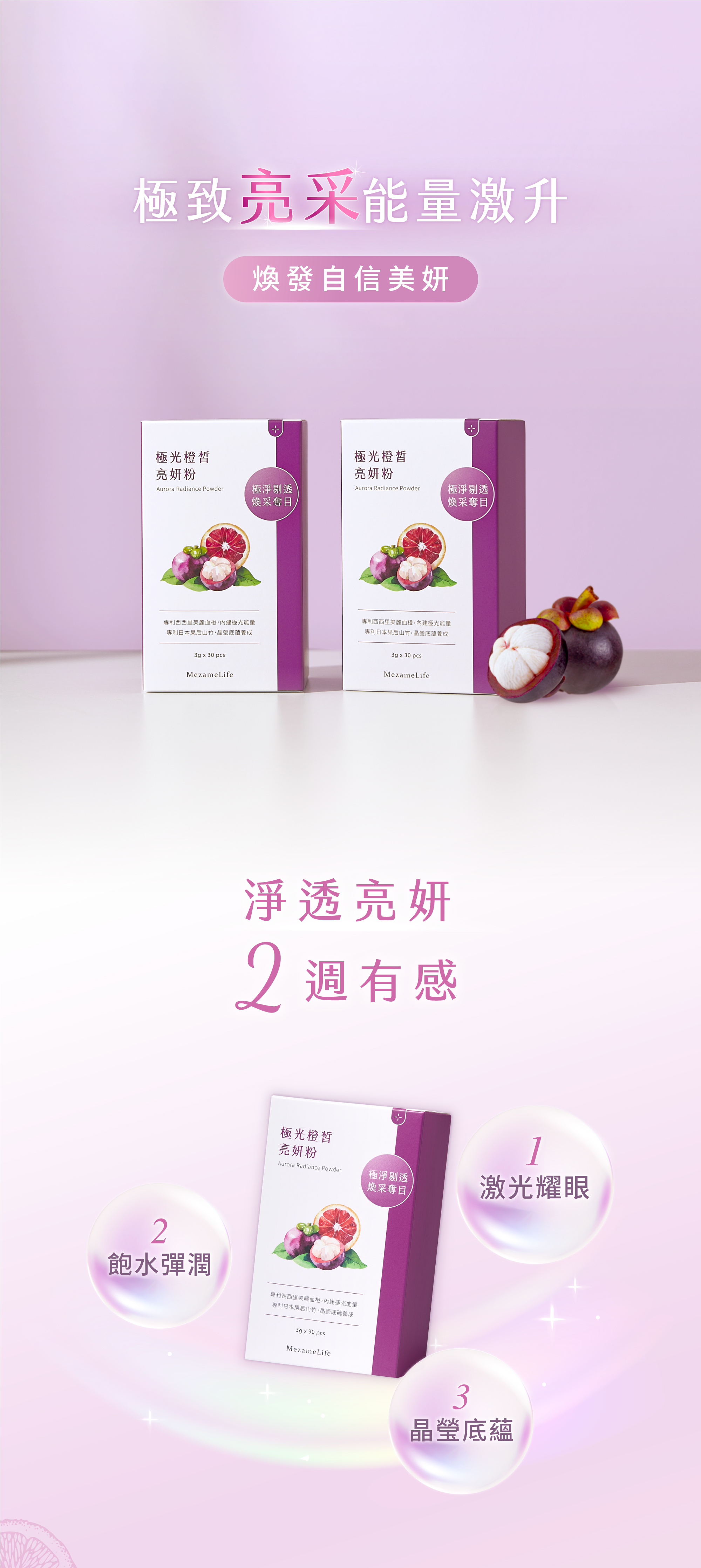 極致亮采能量激升 煥發自信美妍 淨透亮妍 2週有感