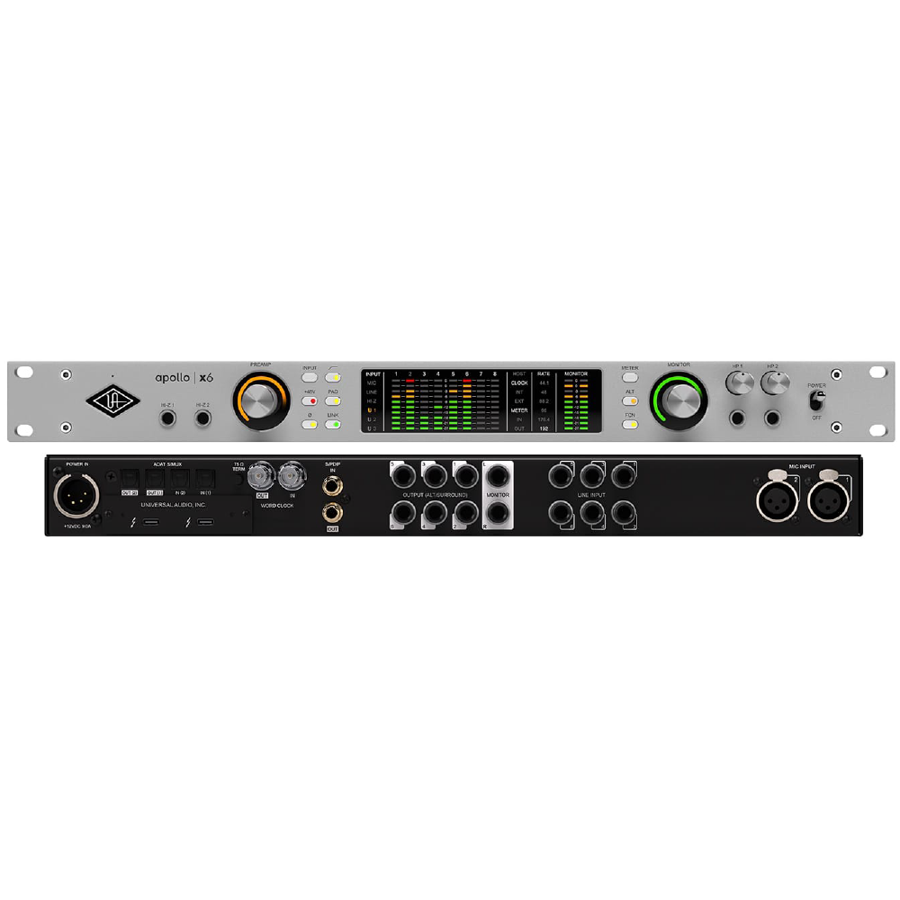 Universal Audio Universal Audio / Apollo X6系列 錄音介面 (Mac/PC可用)(Gen2 Essential+/Gen2 Studio+)<台灣代理公司貨> — 三峽錄音 / 音響｜YA! 玩音樂