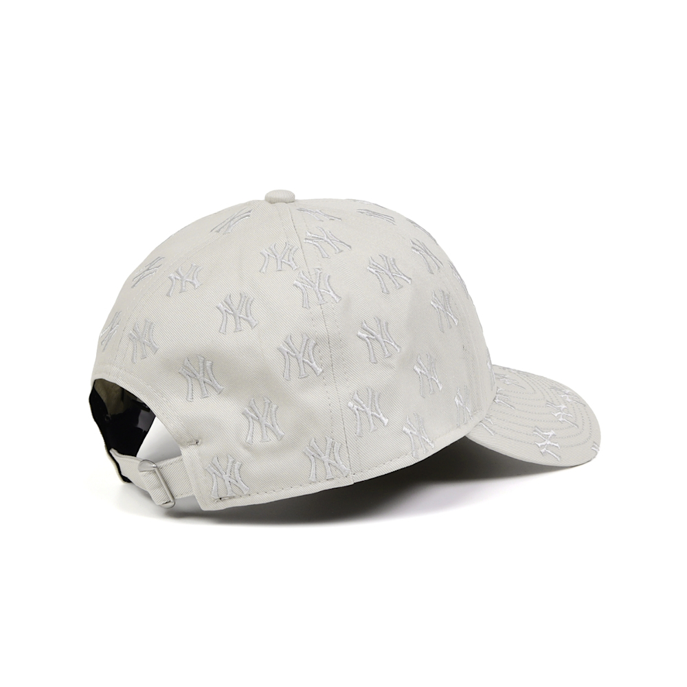 New Era 9Forty 940 棒球帽 Tonal Monogram 紐約洋基 米灰 NE14499968