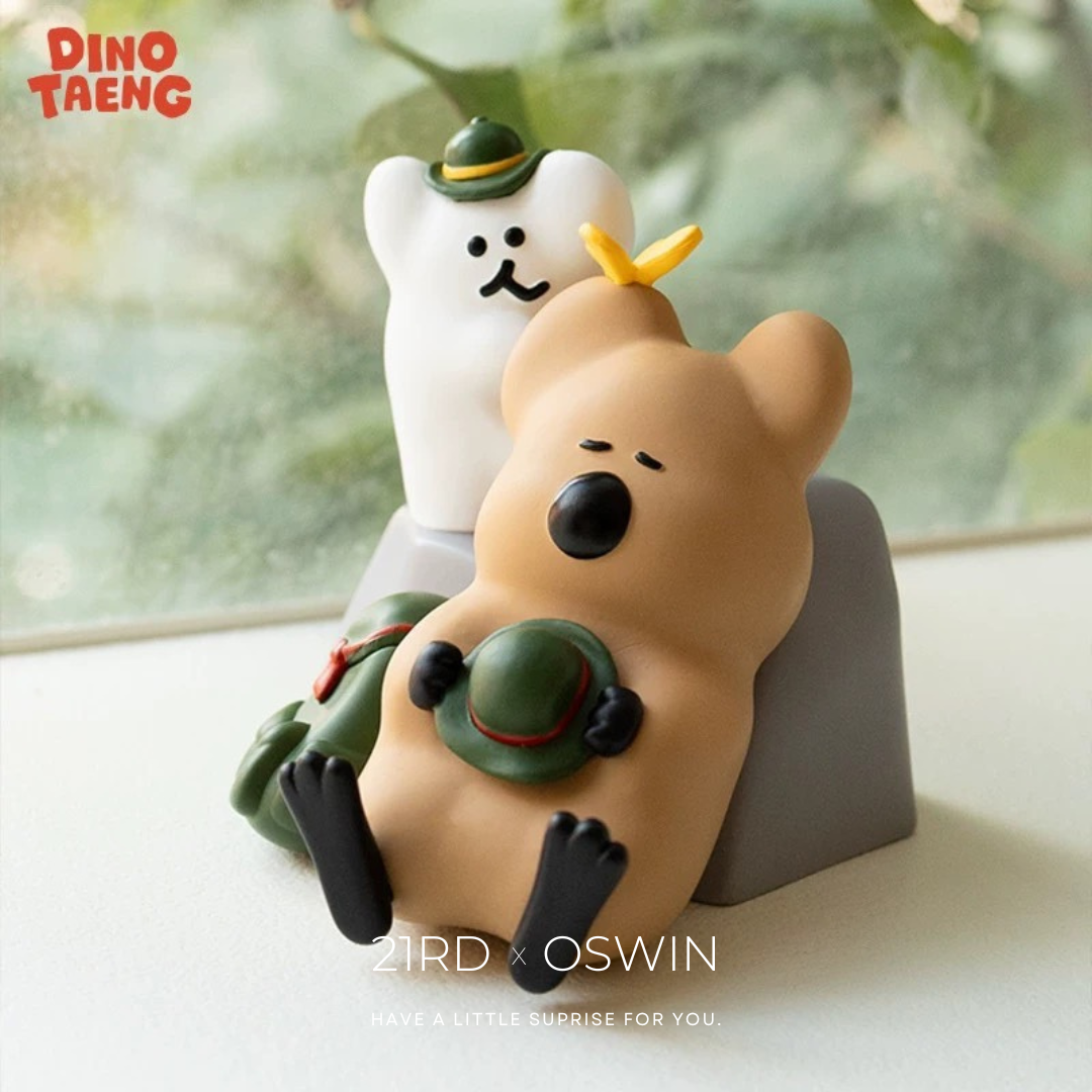 韓國 DINOTAENG 露營系列 睡覺公仔