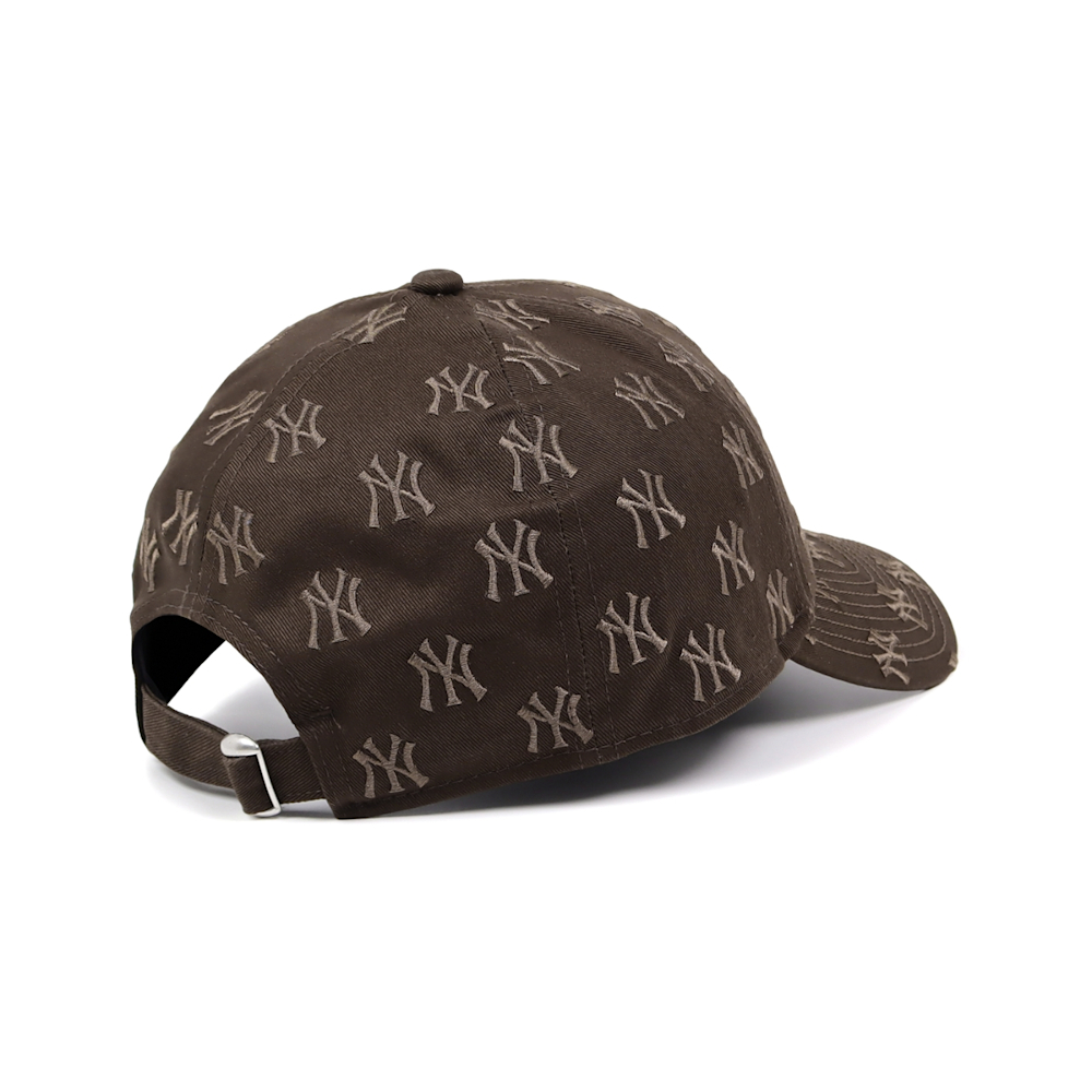 New Era 9Forty 940 棒球帽 Tonal Monogram 紐約洋基 滿版刺繡 棕色 NE14499967
