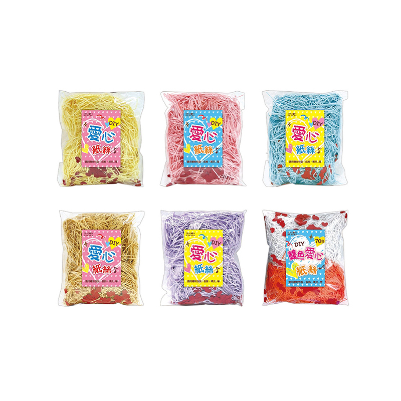 四季紙品 愛心紙絲(大)  【DIY191】