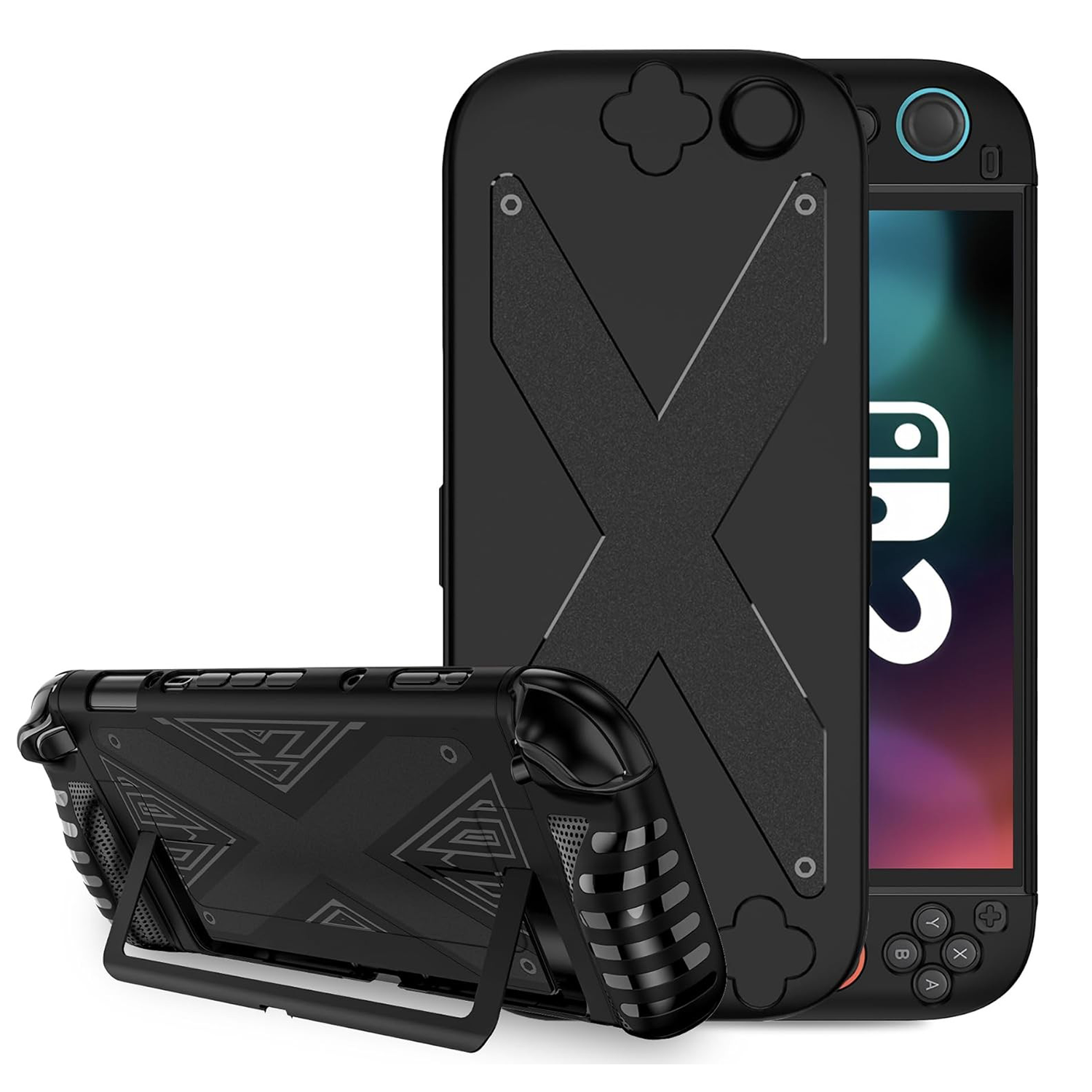 【Switch 2 現貨】XPRO - Rugged Shield - Nintendo Switch 2 Case 貼身矽膠遊戲主機保護軟殼【兼容底座】