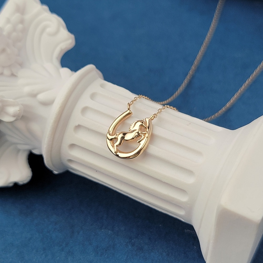 【me.luxe】K10奔騰馬蹄項鍊