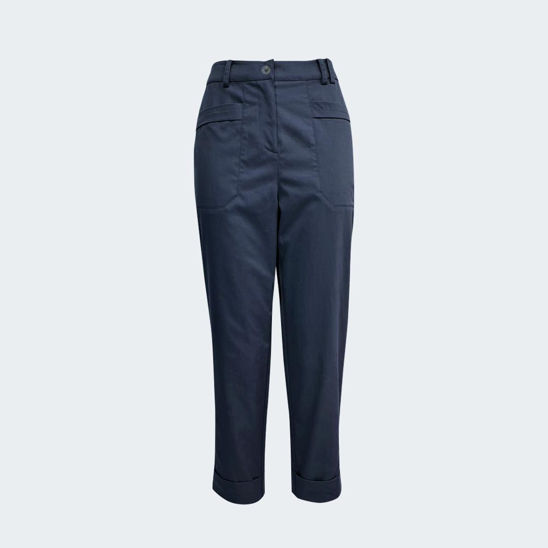 休閒大口袋七分褲