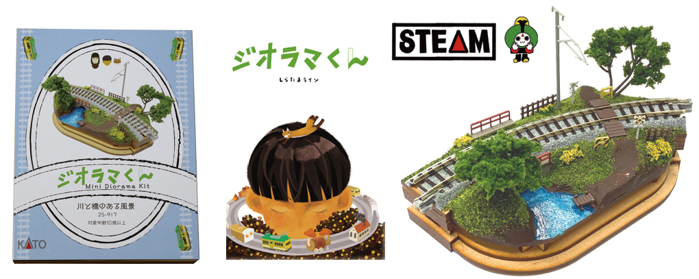 Kato 25-917 N規 迷你場景套件+模型君繪本