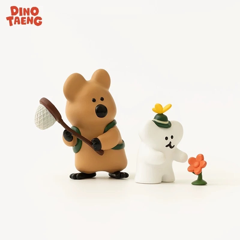 韓國 DINOTAENG 露營系列 抓昆蟲 公仔