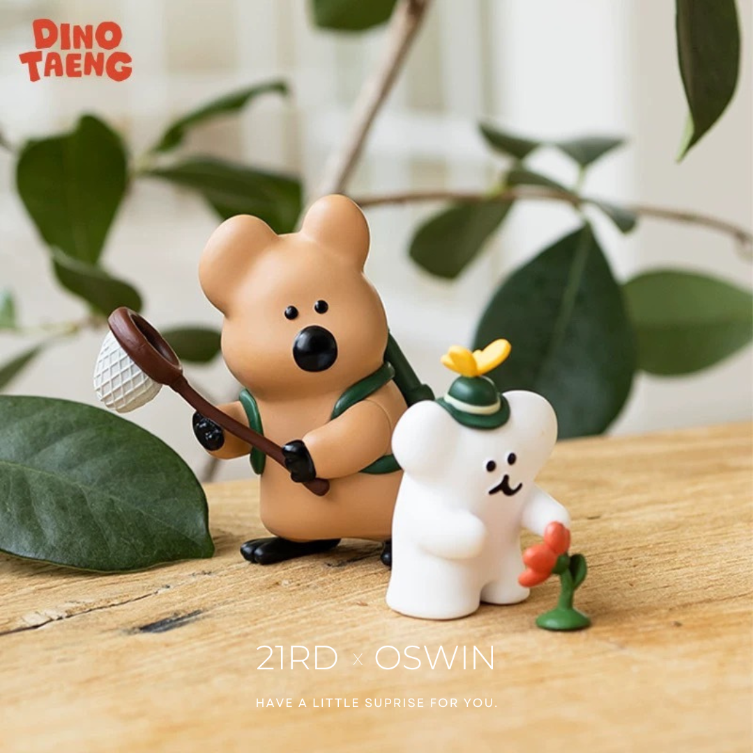 韓國 DINOTAENG 露營系列 抓昆蟲 公仔
