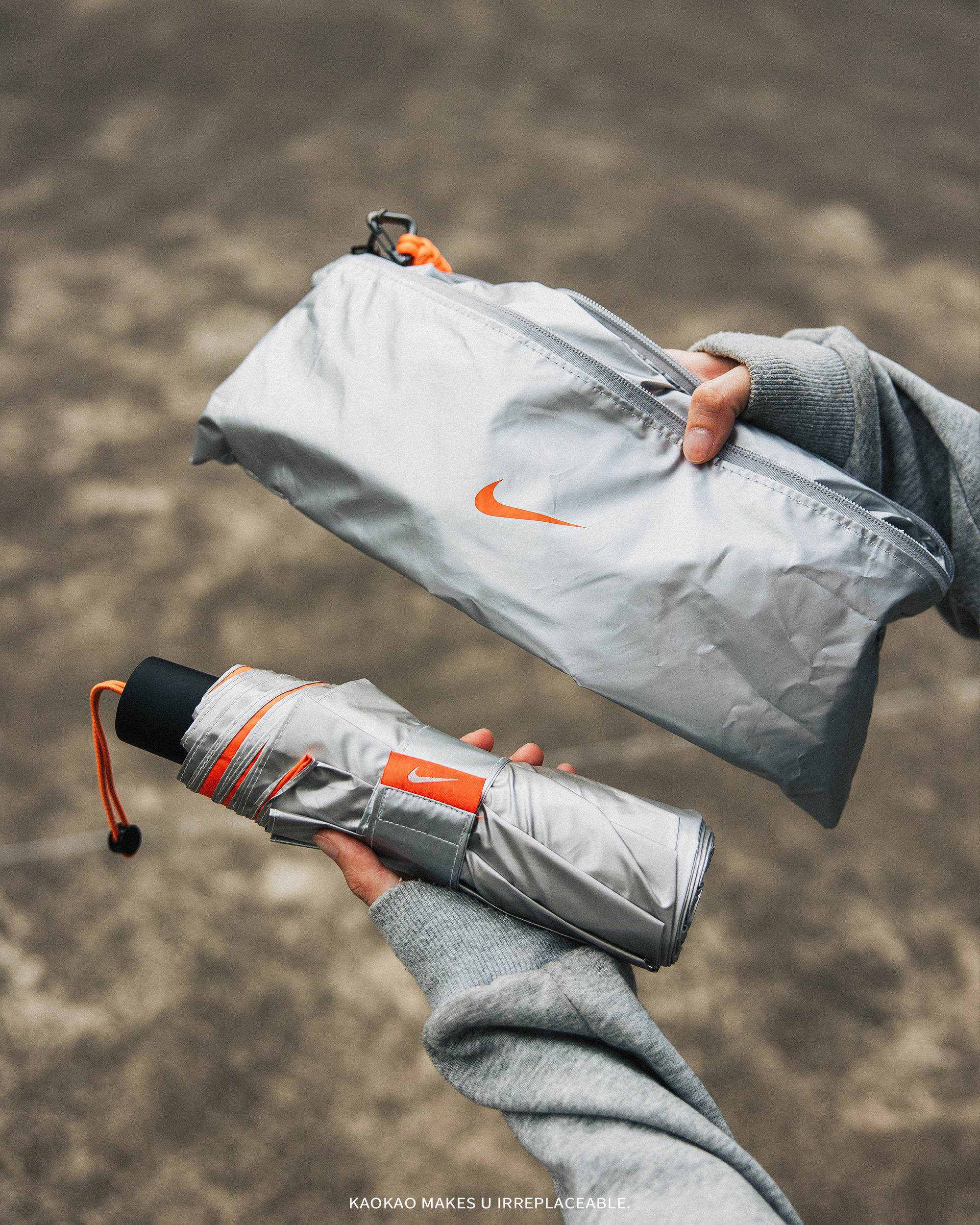 Nike 晴雨傘 + 提袋組合