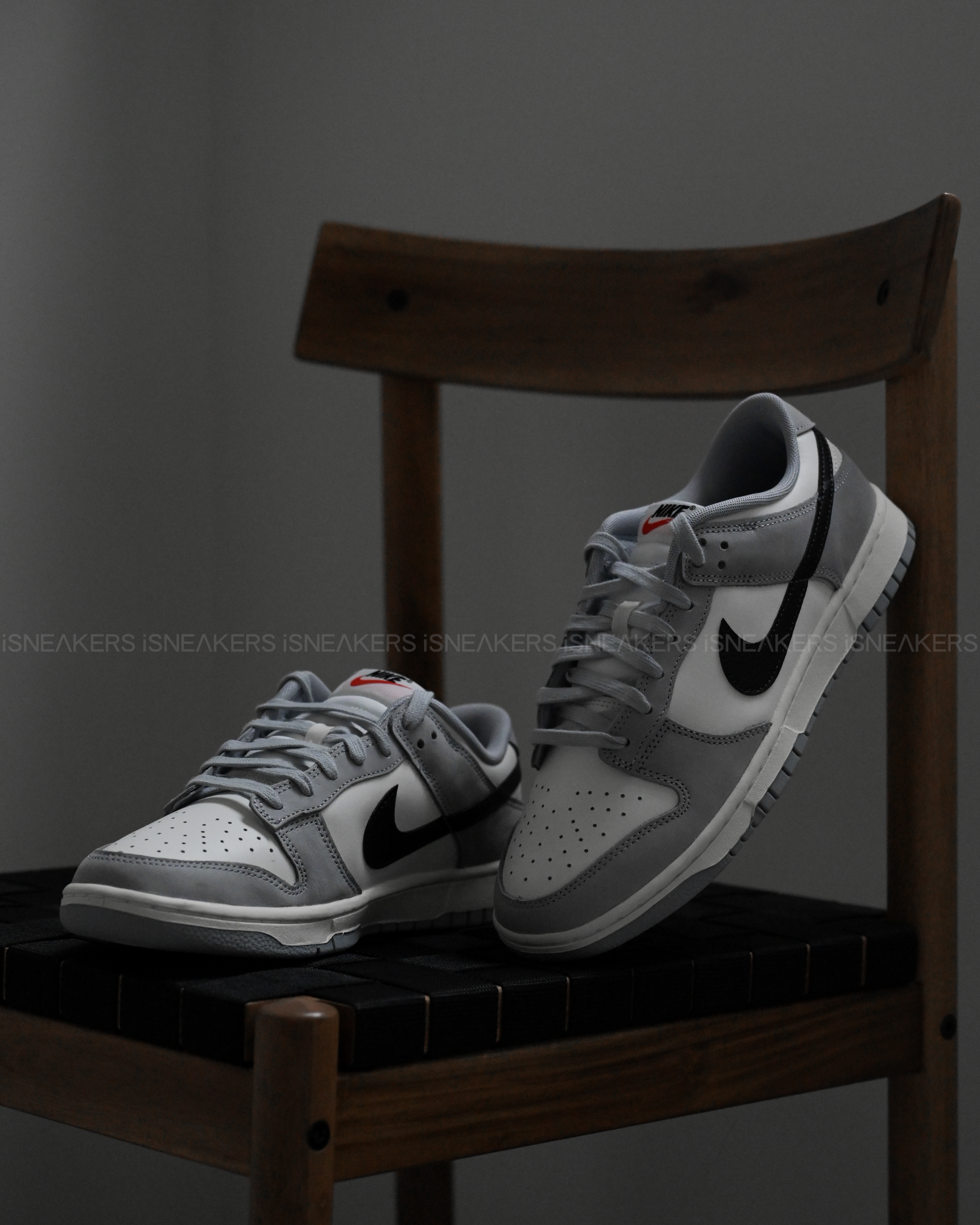 iSNEAKERS｜Nike Dunk Low "Sail Wolf Grey" 煙灰黑  IB3079-101