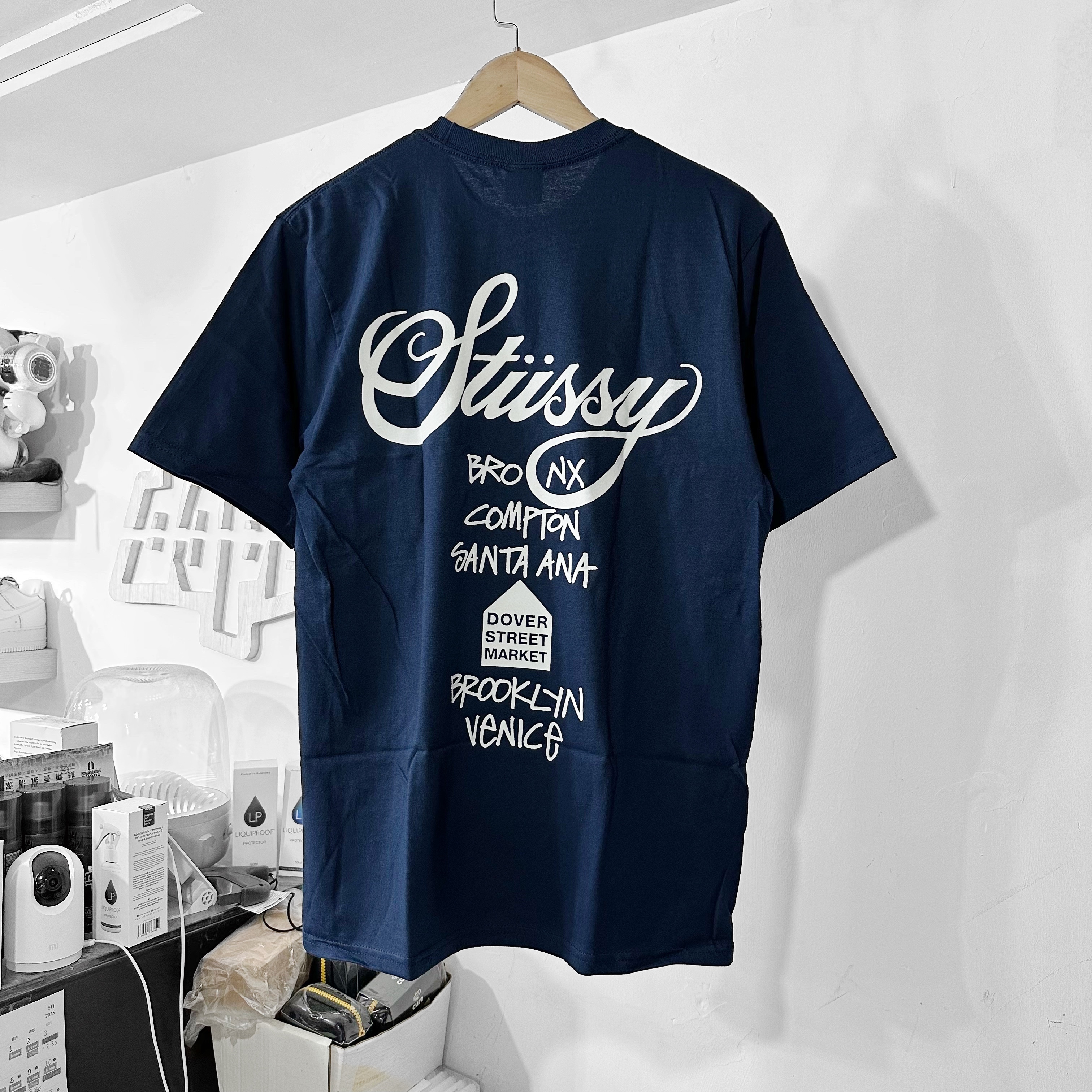STÜSSY SS25 DSM World Tour T-Shirt NAVY （DSM聯名版本）