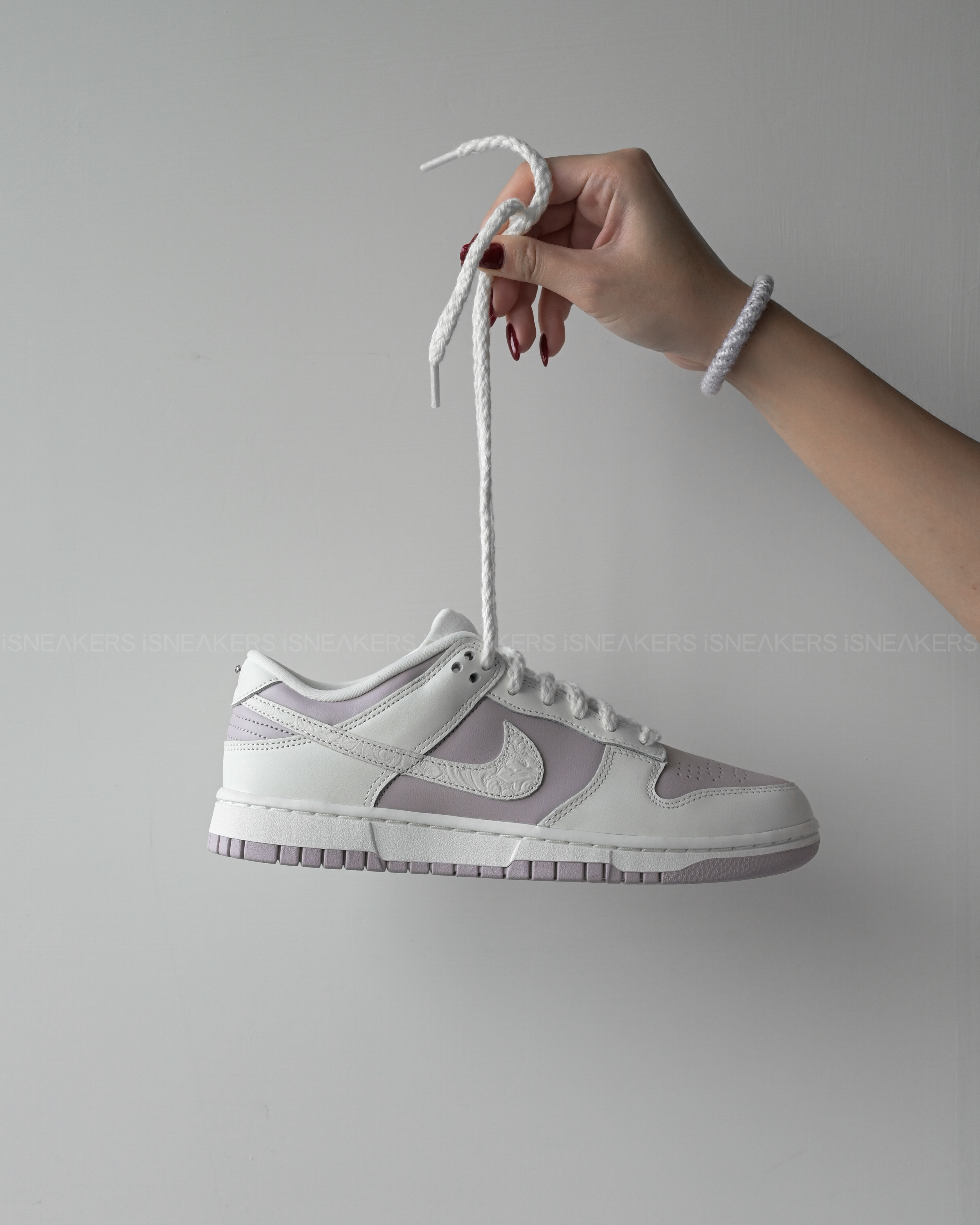 iSNEAKERS｜Nike Dunk Low "Floral" 浮雕霧霾紫 IH0639-011