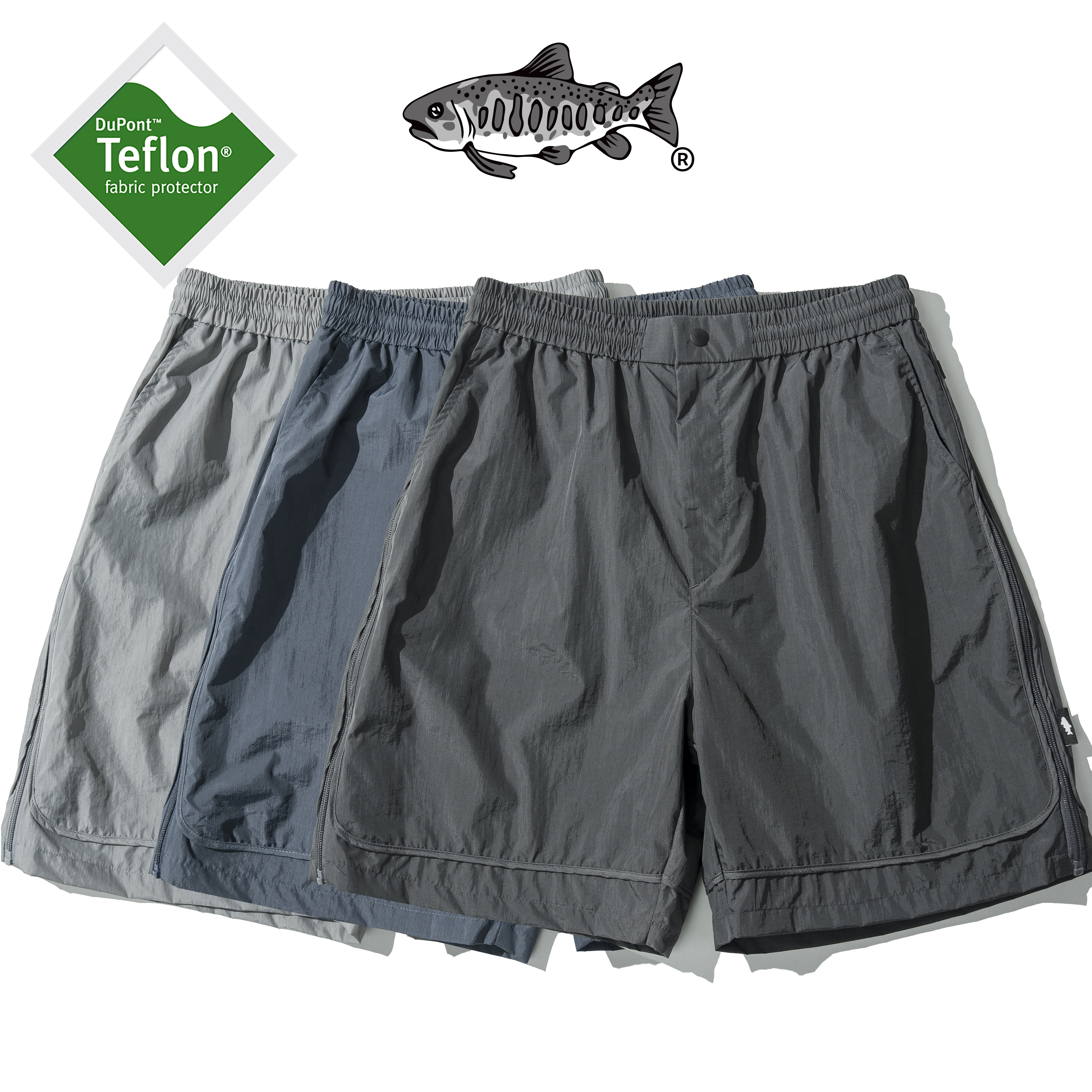 AGILITY Teflon® Side Zip Beach Shorts 側拉鍊 海灘短褲 [TB6]