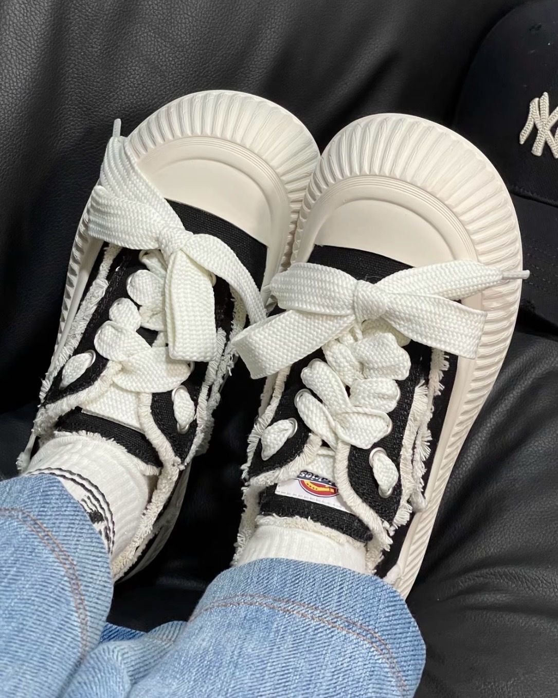 【現貨】Dickies 厚底 增高 餅乾 解構 輪胎底 帆布鞋 3色